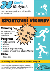 Sportovní víkend s výukou jízdy na inlinech